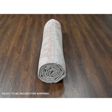 Load image into Gallery viewer, 11&#39;10&quot;x14&#39;8&quot; Sage Green, Hand Knotted, Supple Collection, Thick and Plush, Oushak Design, Natural Wool, Oversize Oriental Rug FWR506154