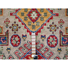 Load image into Gallery viewer, 12&#39;x17&#39;9&quot; Camel with Blue, Karajeh Heriz Geometric Design, Thick and Plush, Pure Wool, Supple Collection, Hand Knotted, Oversize Oriental Rug FWR506334