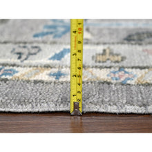 Load image into Gallery viewer, 12&#39;x15&#39; Light Gray, Transitional Natural Dyes, Oushak Inspired Design, Pure Wool, Supple Collection, Hand Knotted, Soft Pile, Oversized Oriental Rug FWR506376