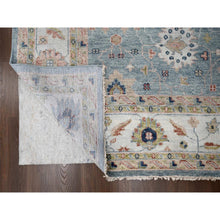 Load image into Gallery viewer, 12&#39;x17&#39;10&quot; Ash Gray, Extra Soft Wool, Hand Knotted, Oushak Design, Supple Collection, Thick and Plush, Oversized Oriental Rug FWR506922