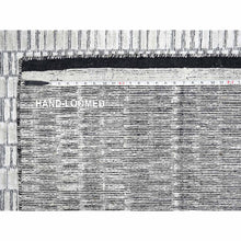 Load image into Gallery viewer, 14&#39;x16&#39;1&quot; Lexicon White, Hand Loomed, 100% wool, Modern Textured and Roman Tile Design, Oversized Oriental Rug FWR507522
