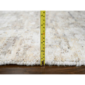 12'x17'8" Earth Tone Colors, Organic Wool, Tone on Tone, Soft and Vibrant Pile , Sustainable, Undyed Natural Abrash, Minimalist Design, Hand Knotted, Oversized Oriental Rug FWR507750