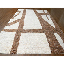 Load image into Gallery viewer, 12&#39;3&quot;x17&#39;9&quot; Earth Tone Colors, Soft and Vibrant Pile, 100% Wool, Sustainable, Hand Knotted, Undyed Natural Abrash, Minimalist Design, Tone on Tone, Oversized Oriental Rug FWR507762