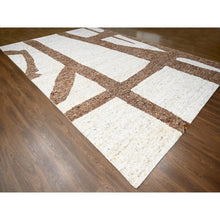 Load image into Gallery viewer, 12&#39;3&quot;x17&#39;9&quot; Earth Tone Colors, Soft and Vibrant Pile, 100% Wool, Sustainable, Hand Knotted, Undyed Natural Abrash, Minimalist Design, Tone on Tone, Oversized Oriental Rug FWR507762