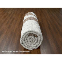 Load image into Gallery viewer, 12&#39;3&quot;x17&#39;9&quot; Earth Tone Colors, Soft and Vibrant Pile, 100% Wool, Sustainable, Hand Knotted, Undyed Natural Abrash, Minimalist Design, Tone on Tone, Oversized Oriental Rug FWR507762
