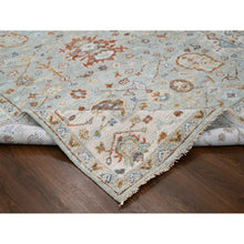 Load image into Gallery viewer, 8&#39;x9&#39;9&quot; Eton Green, Oushak Design, Soft and Plush Pile, Supple Collection, Organic Wool, Hand Knotted, Oriental Rug FWR508014