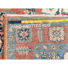 Load image into Gallery viewer, 2&#39;10&quot;x4&#39;10&quot; Terracotta Red, Afghan Peshawar with Large Medallion Heriz Design, Natural Dyes, Organic Wool, Hand Knotted, Oriental Rug FWR510012