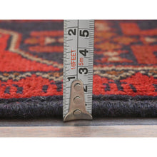 Load image into Gallery viewer, 4&#39;1&quot;x6&#39;3&quot; Candy Red, Afghan Andkhoy with Elephant Feet Design, Pure Wool, Hand Knotted Oriental Rug FWR510660