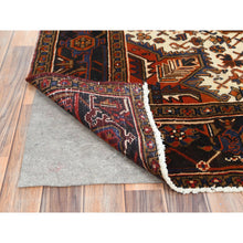 Load image into Gallery viewer, 7&#39;4&quot;x9&#39;4&quot; Burnt Orange, Hand Knotted Semi Antique Persian Heriz, Sides and Ends Professionally Secured, cleaned, Oriental Rug FWR511608