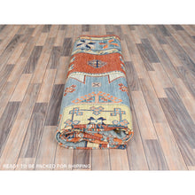 Load image into Gallery viewer, 9&#39;x12&#39;2&quot; Imperial Red, Armenian Inspired Caucasian Design, 200 KPSI, Natural Dyes, Densely Woven, Natural Wool, Hand Knotted, Oriental Rug FWR511794