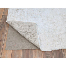 Load image into Gallery viewer, 8&#39;2&quot;x11&#39;8&quot; Alice Blue, Vintage Persian Kerman, Evenly Worn, 100% Wool, Hand Knotted, Cleaned with Sides and Edges Professionally Secured, Oriental Rug FWR513138