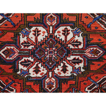 Load image into Gallery viewer, 7&#39;5&quot;x9&#39;7&quot; Chili Red, Vintage, Good Condition, Rustic Look, Worn Wool, Hand Knotted, Oriental Rug FWR513330