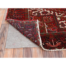 Load image into Gallery viewer, 8&#39;2&quot;x11&#39;3&quot; Imperial Red, Semi Antique Persian Heriz, Good Condition, Rustic Feel, Worn Wool, Hand Knotted, Oriental Rug FWR513342