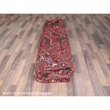Load image into Gallery viewer, 10&#39;1&quot;x13&#39;2&quot; Chili Red, Semi Antique Persian Heriz, Good Condition, Rustic Feel, Worn Wool, Hand Knotted, Oriental Rug FWR513534