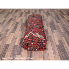 Load image into Gallery viewer, 8&#39;2&quot;x11&#39;10&quot; Barn Red, Vintage Persian Heriz, Good Condition, Rustic Look, Worn Wool, Hand Knotted, Oriental Rug FWR513978