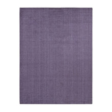 Load image into Gallery viewer, 8&#39;x10&#39; Liserian Purple, Hand Loomed, Pure Wool, Tone on Tone, Oriental Rug FWR522186