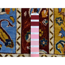 Load image into Gallery viewer, 8&#39;2&quot;x9&#39;10&quot; Vermilion Red, On Clearance, Multi Colored, Kashkuli Shawl Design with Paisley, Pure Wool, Hand Knotted, Oriental Rug FWR522306
