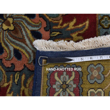 Load image into Gallery viewer, 9&#39;1&quot;x12&#39;2&quot; Yale Blue, 300 KPSI, New Zealand Wool, Hand Knotted, Oriental Rug FWR522912