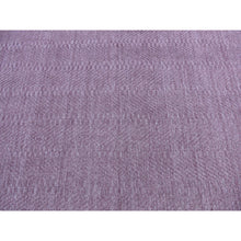 Load image into Gallery viewer, 5&#39;1&quot;x7&#39;1&quot; Wine Dregs Purple, Hand Loomed, Tone on Tone, Pure Wool, Oriental Rug FWR522960