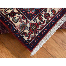 Load image into Gallery viewer, 3&#39;7&quot;x4&#39;10&quot; Barn Red, New Persian Bijar, Pure Wool, Hand Knotted, Oriental Rug FWR524268