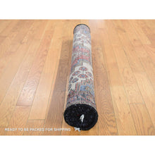 Load image into Gallery viewer, 3&#39;5&quot;x5&#39;3&quot; Cardinals Red, New Persian Hamadan with Cross Design, Pure Wool, Hand Knotted, Oriental Rug FWR524274