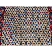 Load image into Gallery viewer, 4&#39;4&quot;x7&#39;9&quot; Beaver Brown, New Persian Serab, Camel Hair Full Pile, Pure Wool, Hand Knotted, Oriental Rug FWR524304