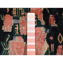 Load image into Gallery viewer, 4&#39;9&quot;x6&#39;6&quot; Light Salmon Red, Vintage Persian Repetitive Geometrical Flower Bouquet Design, Pure Wool, Hand Knotted, Oriental Rug FWR524382