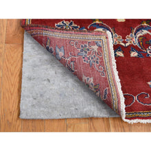 Load image into Gallery viewer, 3&#39;x4&#39;9&quot; Fire Brick Red, Persian Ardabil with Various Human Figurines, Pure Wool, Hand Knotted, Oriental Rug FWR524610