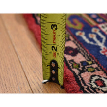 Load image into Gallery viewer, 3&#39;4&quot;x6&#39;2&quot; Imperial Red, New Bohemian Persian, Geometrical Flower Center Medallion, Dense Weave, Pure Wool, Hand Knotted, Oriental Rug FWR524676