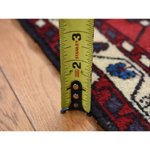 Load image into Gallery viewer, 3&#39;5&quot;x5&#39; Cardinals Red, New Bohemian Persian Malayer, Pure Wool, Tribal Design, Hand Knotted, Oriental Rug FWR524682