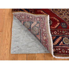 Load image into Gallery viewer, 5&#39;x9&#39;6&quot; Saddle Brown, New Persian Serab, Trellis Flower Design, Camel Hair Full Pile, Pure Wool, Hand Knotted, Gallery Size Runner Oriental Rug FWR524736