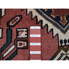 Load image into Gallery viewer, 3&#39;9&quot;x9&#39;9&quot; Redwood Red, Vintage Persian Malayer, Pure Wool, Hand Knotted, Wide Runner Oriental Rug FWR524814