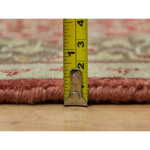 Load image into Gallery viewer, 2&#39;8&quot;x16&#39; Turkey Red, Plush Pile, Antiqued Tabriz Haji Jalili Design, Hand Knotted, 100% Wool, Natural Dyes, Dense Weave, XL Runner Oriental Rug FWR540672